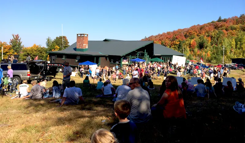 Crowds gather for live music at Oktupperfest 2014