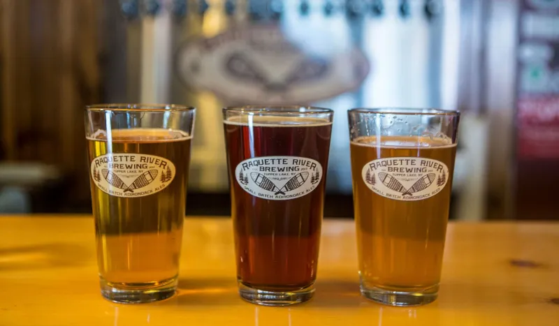 Big Tupper Brewing & Raquette River Brewings are two "must visits."