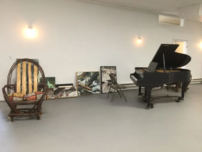 The piano was donated as part of the music program.