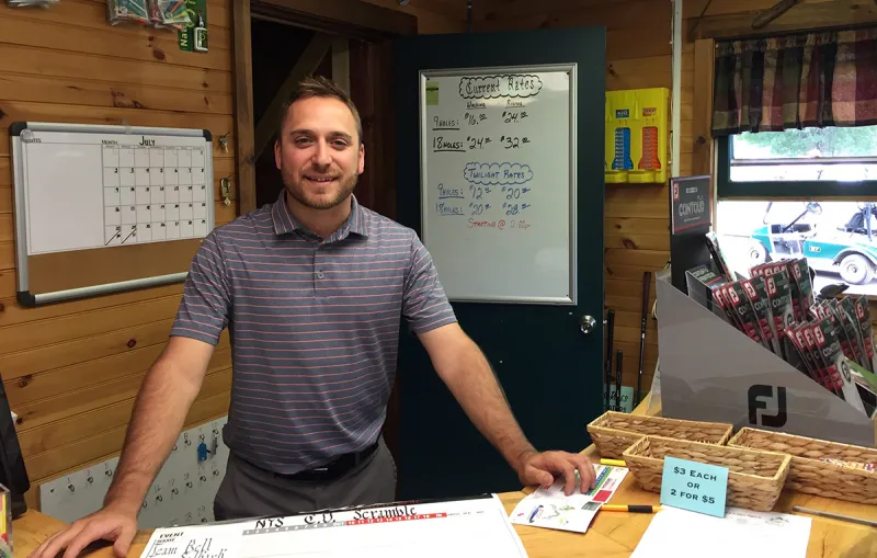Tupper Lake Golf Course's Director of Golf, Evan LaBarge