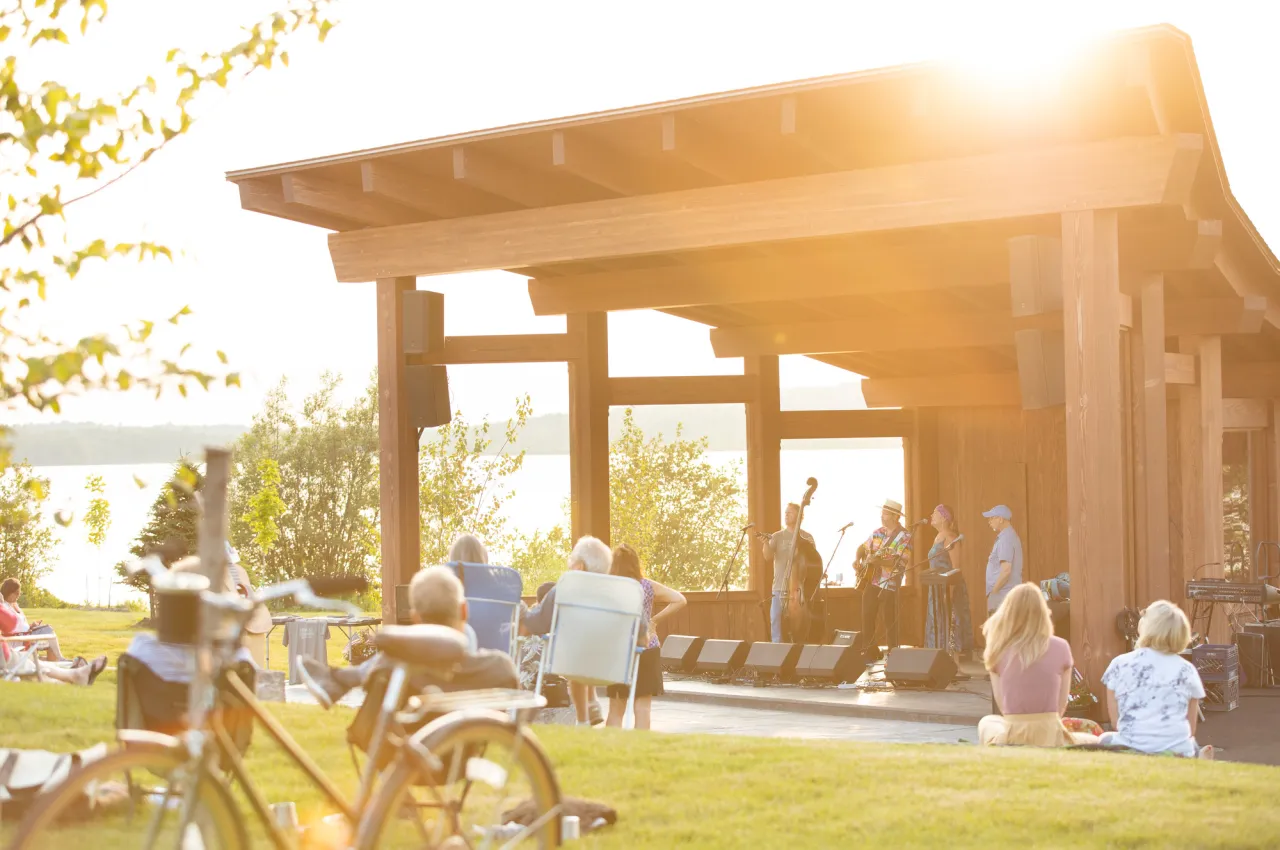 Live music in Tupper Lake.