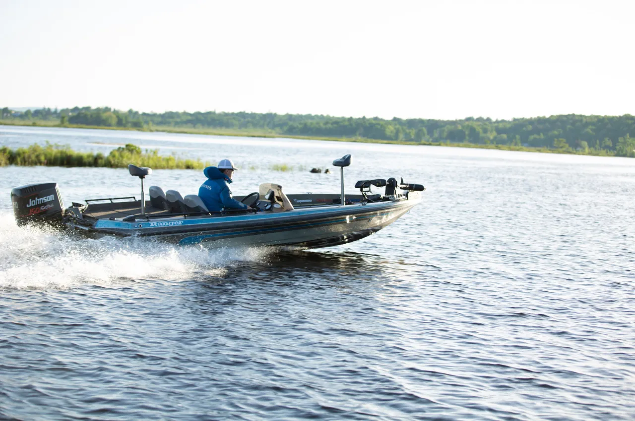 Boating in Tupper Lake.