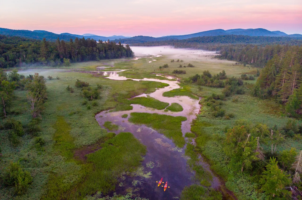 Raquette River pictured in the summer.