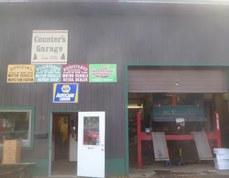 Exterior of Counters Garage