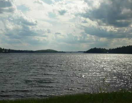 Little Tupper Lake is popular for its easy access and great scenic beauty.