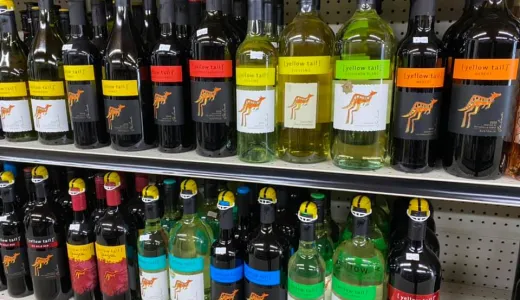 Wine selection at Boulevard Wine and Spirits