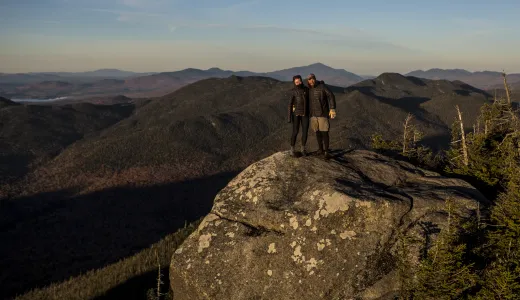Sunset on Seymour Mountain.