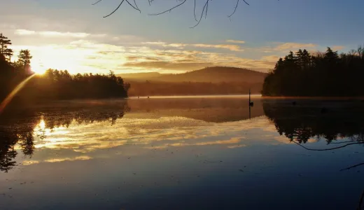 Dead Creek Flow at sunset