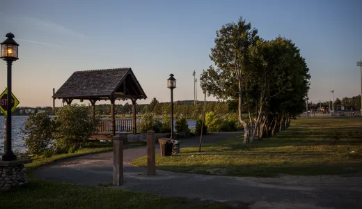 Enjoy an evening fishing under the glow of the sunset.