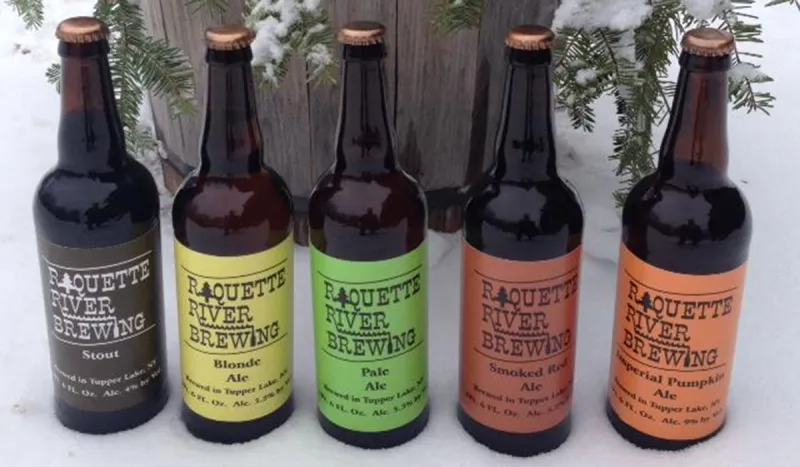 22 oz bottle now available at Raquette River Brewing and around Tupper Lake