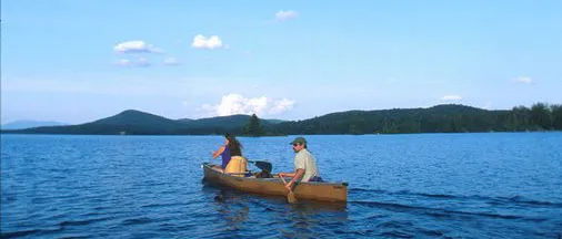 Anne Fleck and Robbie Frenette out enjoying a paddle.
