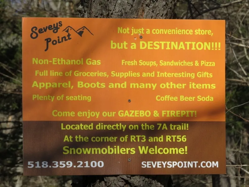 Sign for Seveys Point