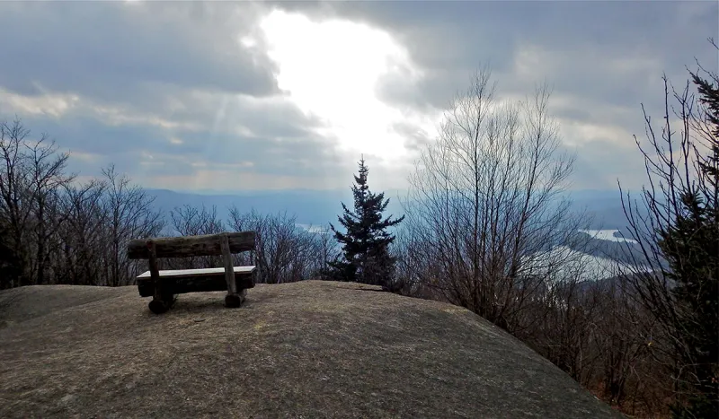 Early December view from the summit of  Mount Arab. Photo courtesy of John Quinn.