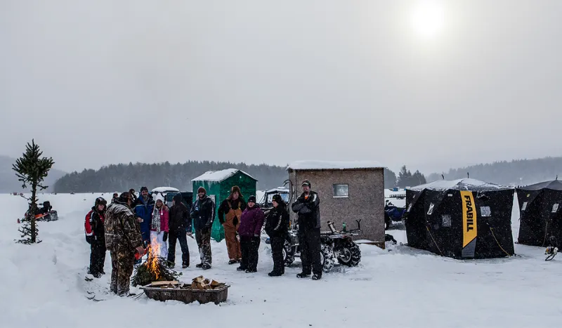 Ice fishing in good company! This ice fishing community is ready to compete for big fish and big prizes in the annual Northern Challenge Ice Fishing Derby