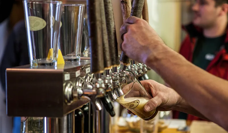 With up to 8 house brews on tap, Raquette River Brewing is quickly becoming a local "must-stop."