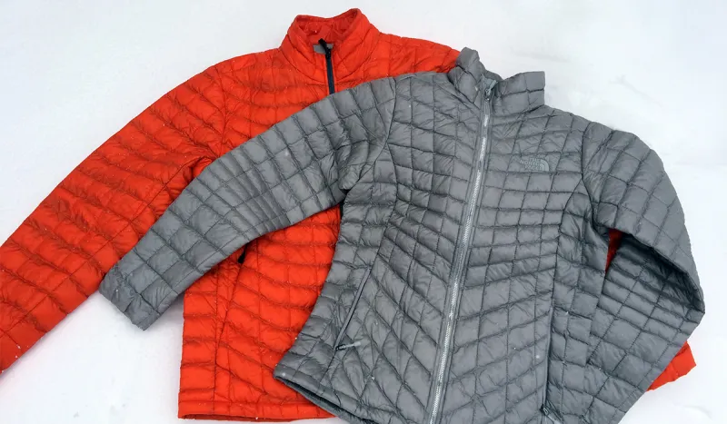 a micro-down mid layer provides warmth and flexibility.