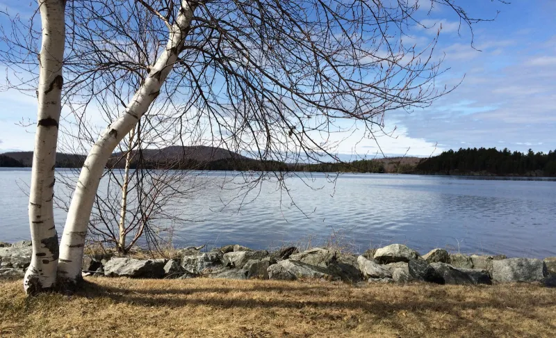 View of Big Tupper Lake from the Tupper Lake Boat Launch on Route 30. Photo taken March 15, 2016. Yes, I said March 15th!