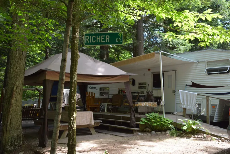 These campers who have strong Tupper Lake roots have made their site their home away from home.