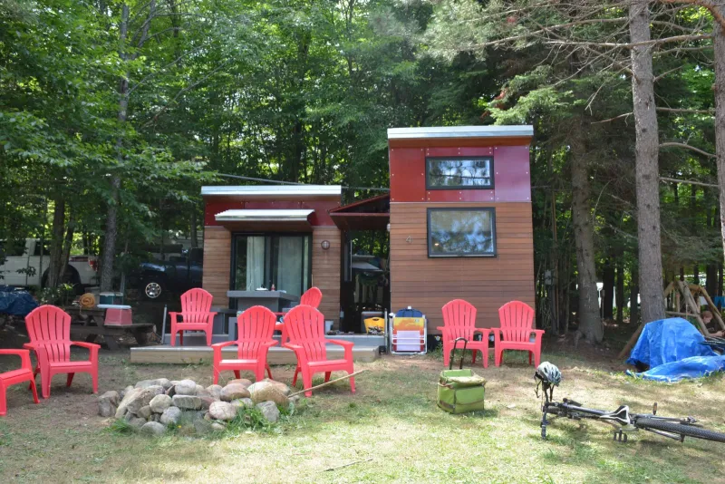 Each site presents a unique style of the campers' home away from home.
