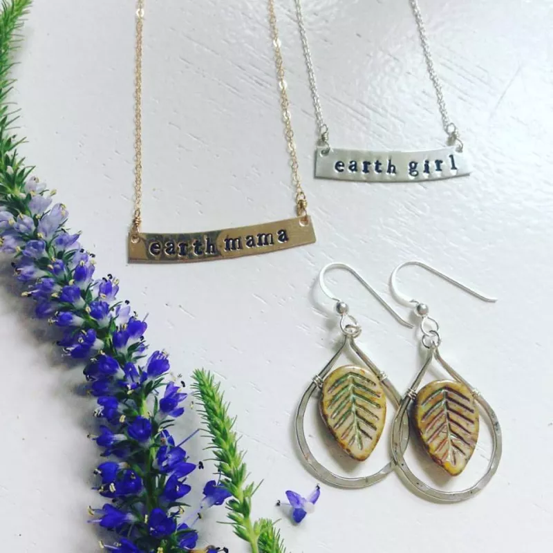 A love of nature is the inspiration for jewelry designs by Earth Girl.