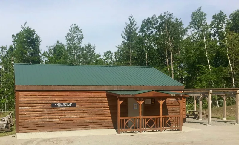 The roll-off roof observatory. Photo: Adirondack Public Observatory