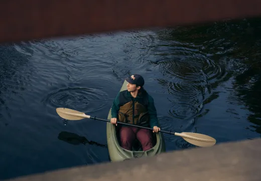 Paddling in Tupper Lake.