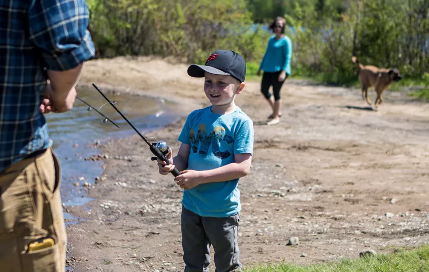 Start the joy of a lifetime and teach a child to fish.