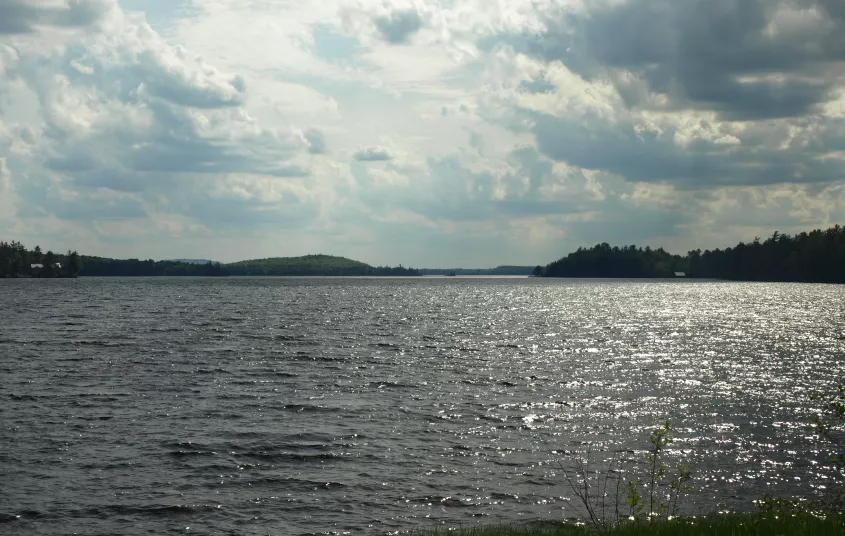 Little Tupper Lake is popular for its easy access and great scenic beauty.