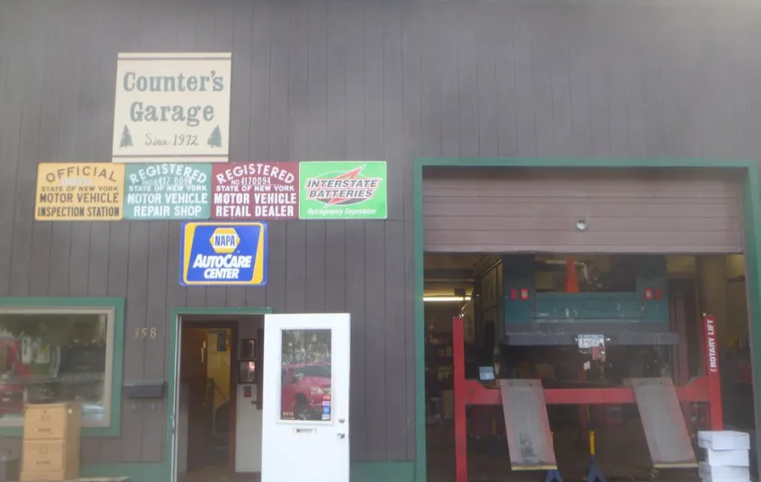 Exterior of Counters Garage