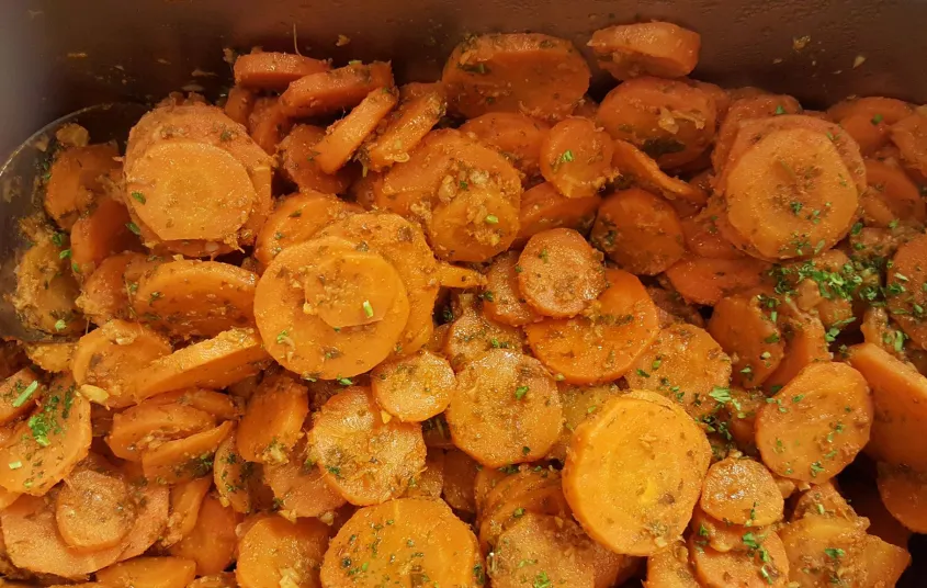 Spiced carrot dish