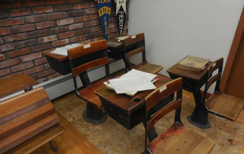 A school desk.