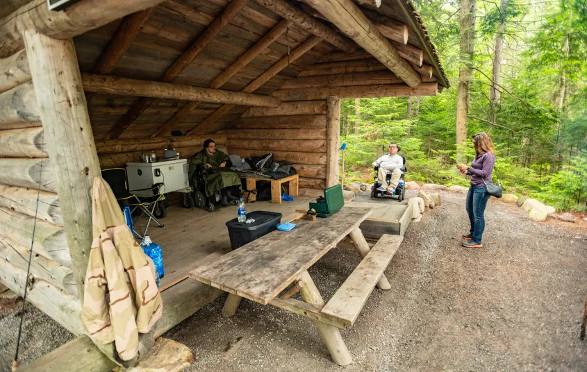Accessible lean-to