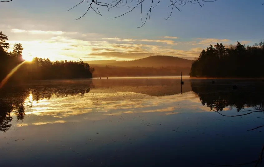Dead Creek Flow at sunset