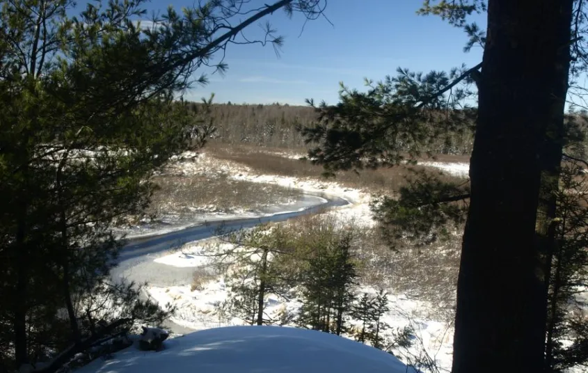 View from High Rock in the winter.