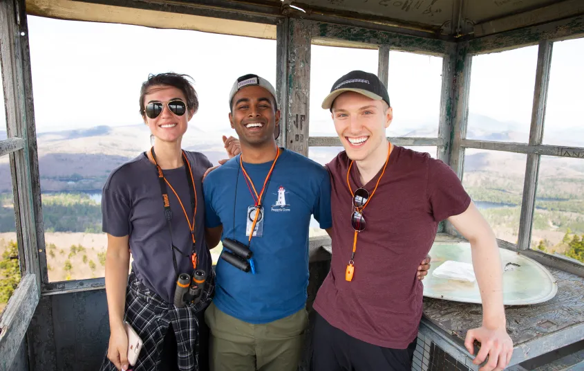 Hiking is a great group activity.