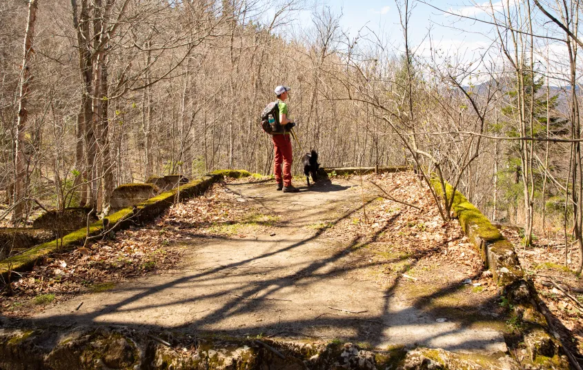 Many interesting artifacts of the past along the trail.