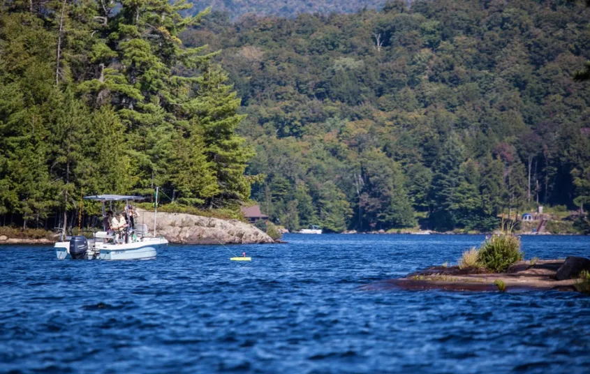 anyone can fish the fresh waters of New York State and no fishing license is required.