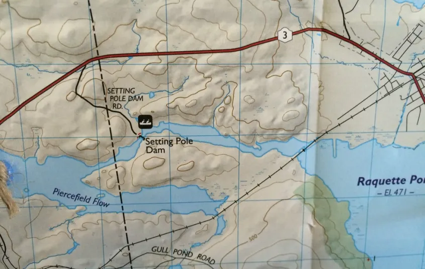 A map of a river
