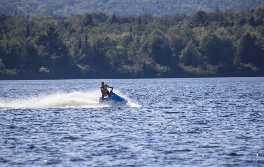 Ski-do on the water