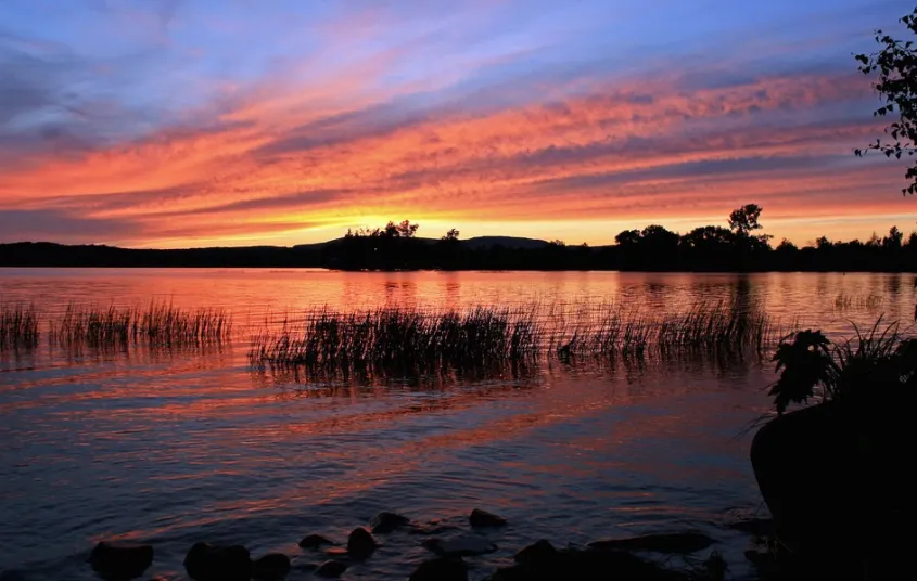 One of the best sunset vistas in the Adirondack Park.