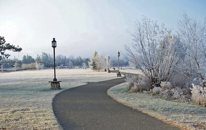 Take a scenic stroll along the Waterfront Walkway.