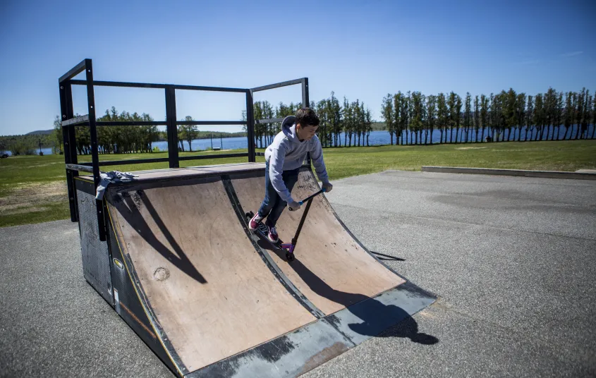 The Matthew Wilson Memorial Skateboard Park.