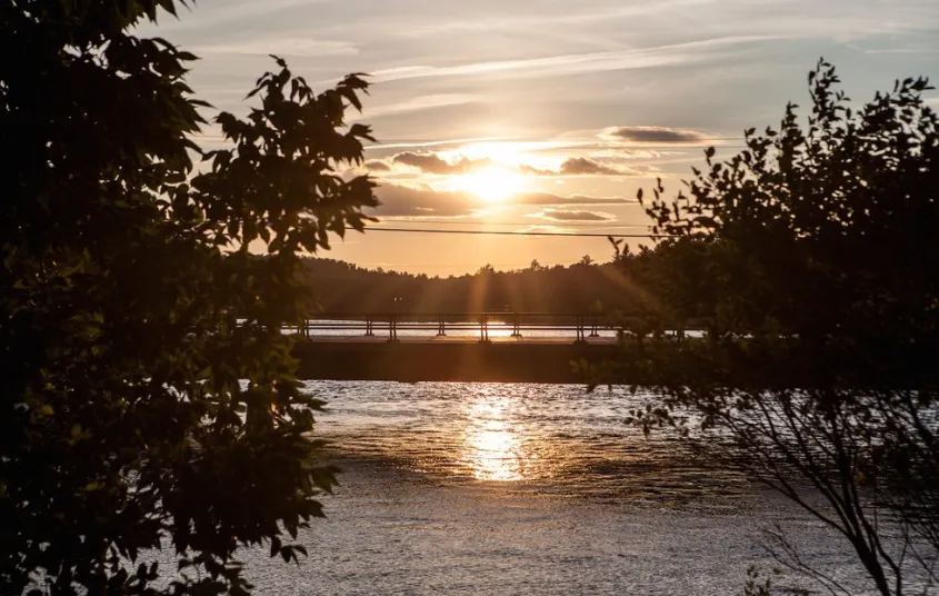 Piercefield Flow is a great sunset location.