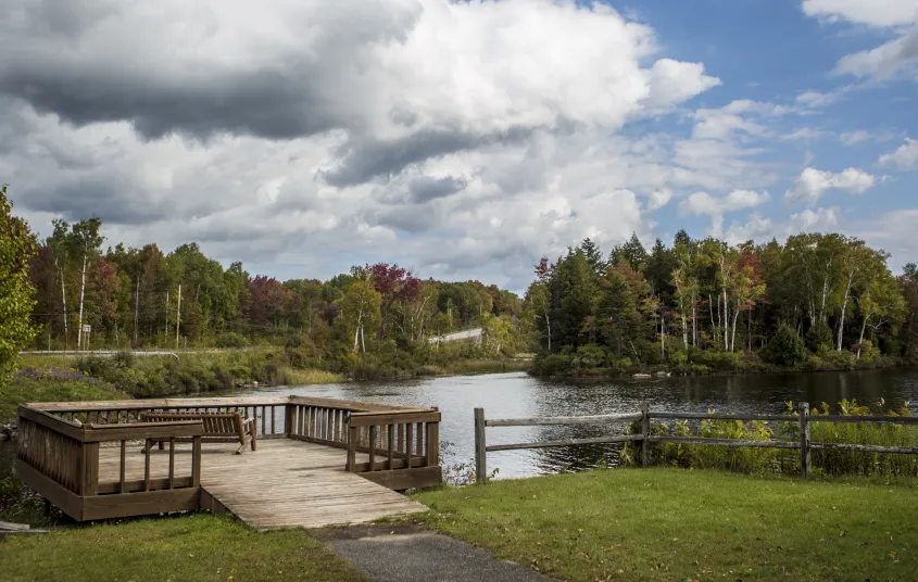 A dock by the water