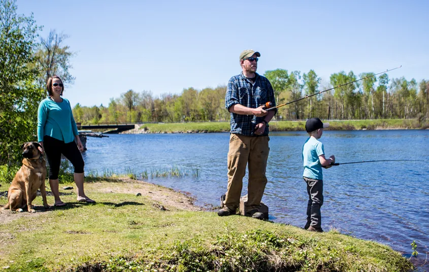 A great place for everyone to enjoy the fishing.