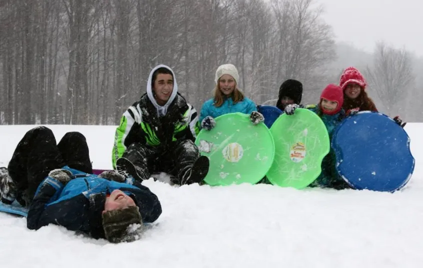 Saucers or sleds