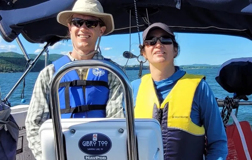 People sailing