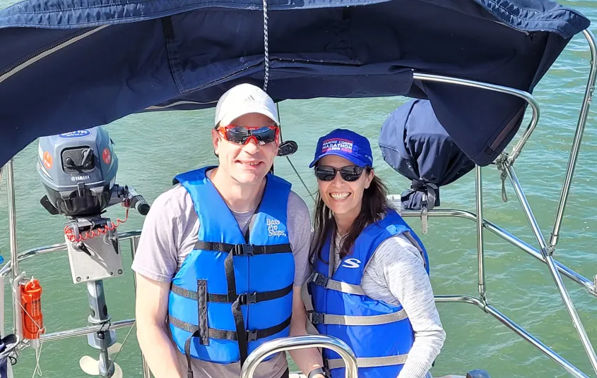 People sailing