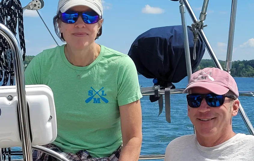 People sailing