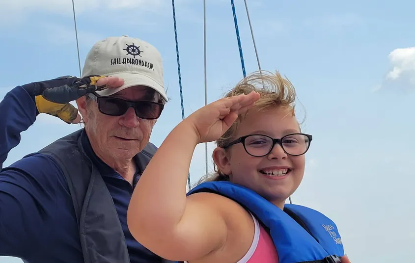 People sailing